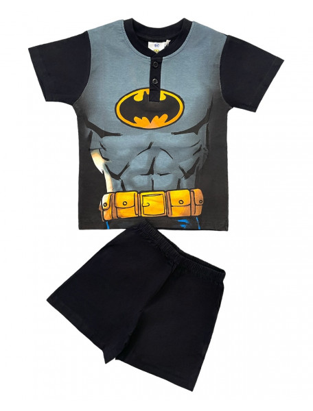 Πιτζάμα παιδική για αγόρι με κοντό μανίκι με BATMAN