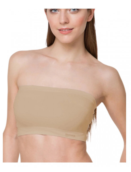 Μπουστάκι strapless microfibra δίχως ραφές BELLISSIMA
