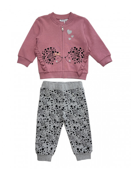 Φόρμα φούτερ κορίτσι bebe dodipetto 23116-00 