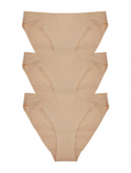 3-pack slip  βαμβακερά μονόχρωμα COTONELLA