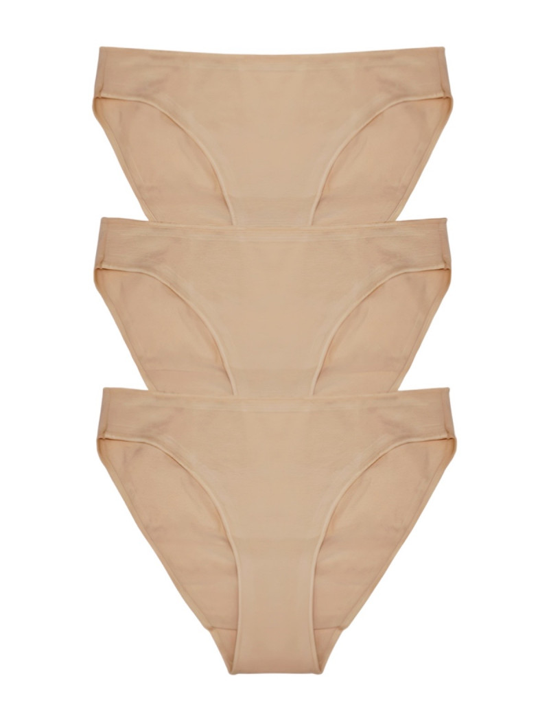 3-pack slip  βαμβακερά μονόχρωμα COTONELLA