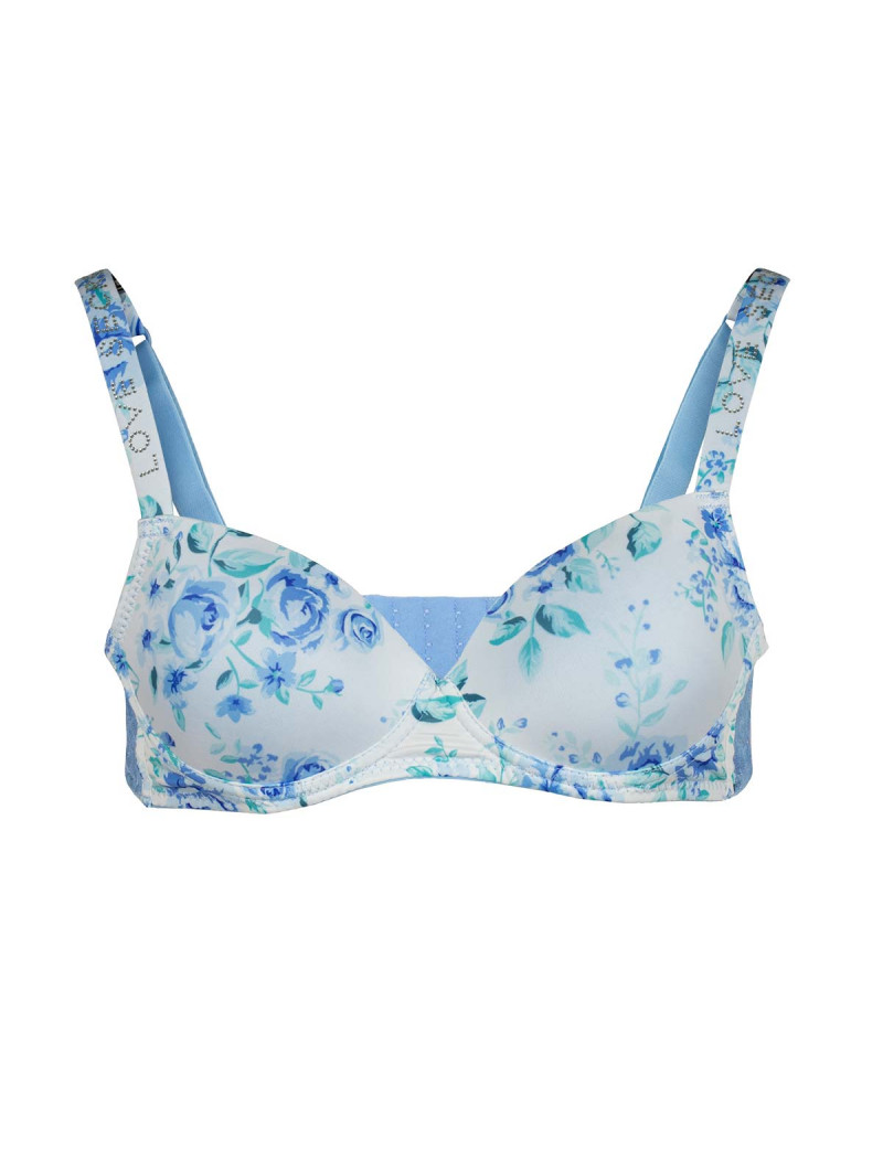 Σετ σουτιέν μπαλκονέ floral με slip δαντέλα LOVE AND BRA 