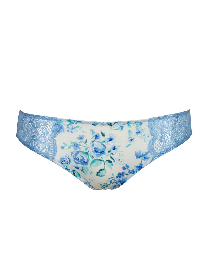 Σετ σουτιέν μπαλκονέ floral με slip δαντέλα LOVE AND BRA 