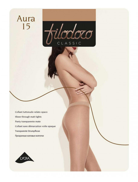 Καλσόν lycra FILODORO AURA 15den 