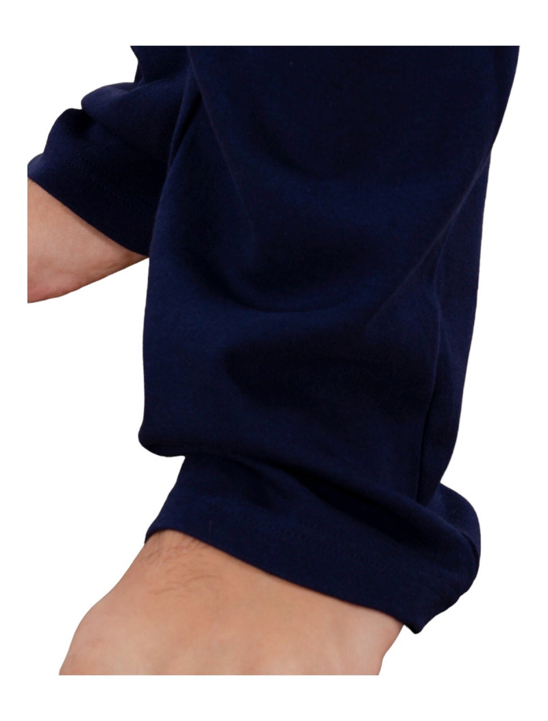 Ανδρική πιτζάμα plus size βαμβακερή NAVIGARE B2Y14258B