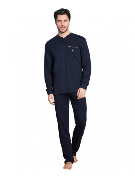 Ανδρική πιτζάμα plus size βαμβακερή NAVIGARE B2Y14258B