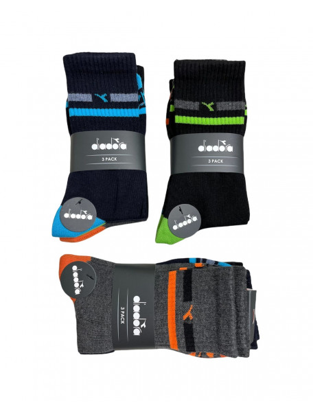 3 ζευγάρια unisex παιδικές κάλτσες DIADORA D1344