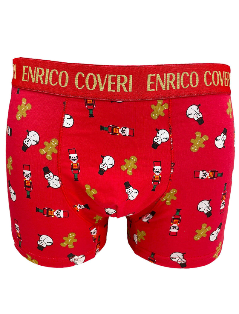 Boxer ανδρικό χριστουγεννιάτικο ENRICO COVERI EB1238