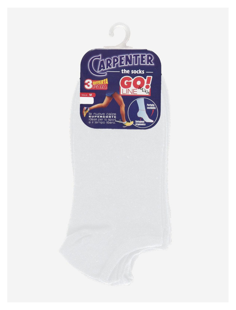 3 ζευγάρια κάλτσες κοφτές unisex CARPENTER