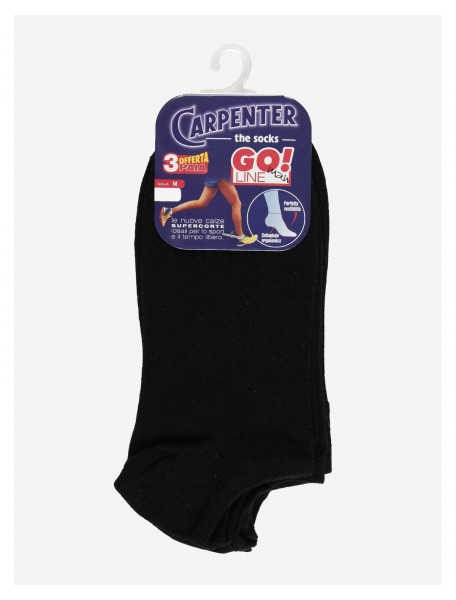 3 ζευγάρια κάλτσες κοφτές unisex CARPENTER