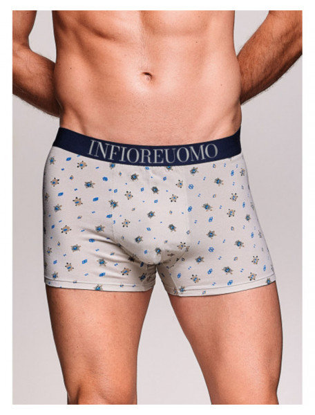 Boxer ανδρικό βαμβακερό ελαστικό INFIOREUOMO