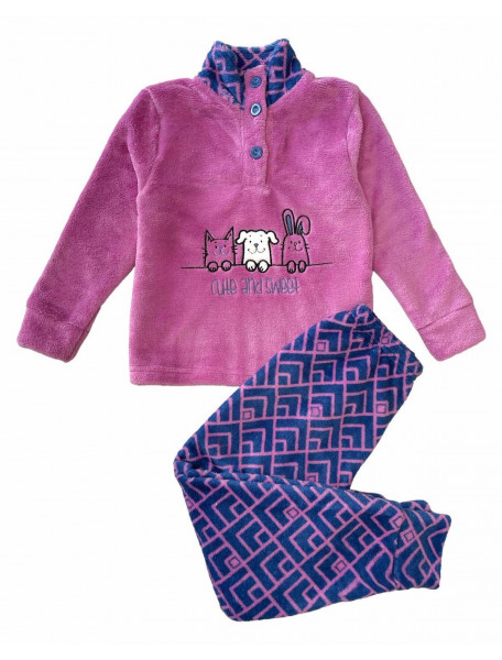 Πιτζάμα fleece για κορίτσι KAREL PIU
