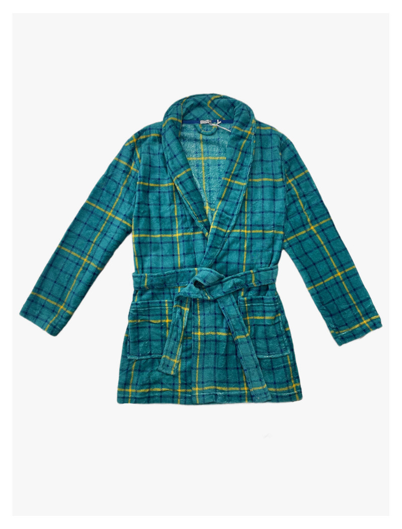 Ρόμπα ανδρική fleece  καρό KAREL PIU KF5267VLUC