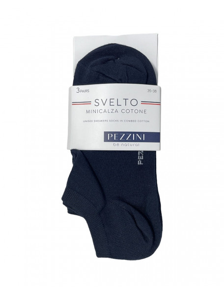 3 ζευγάρια κάλτσες κοφτές unisex PEZZINI 