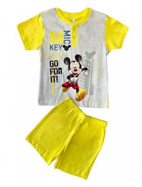 Πιτζάμα παιδική για αγόρι με κοντό μανίκι MICKEY MOUSE