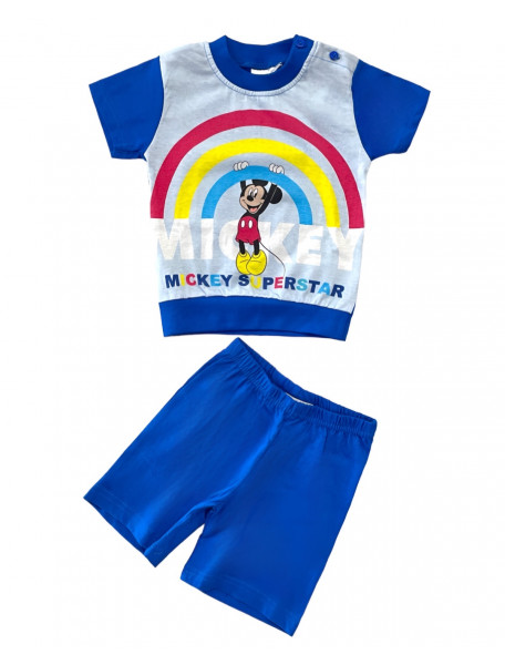 Πιτζάμα για αγόρι bebe σε  κοντό μανίκι MICKEY DISNEY