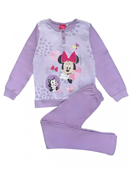 Πιτζάμα Minnie βαμβακερή με 2 κουμπιά