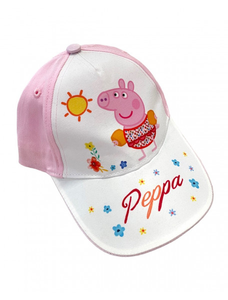 Καπέλο jockey ροζ ήλιος Peppa