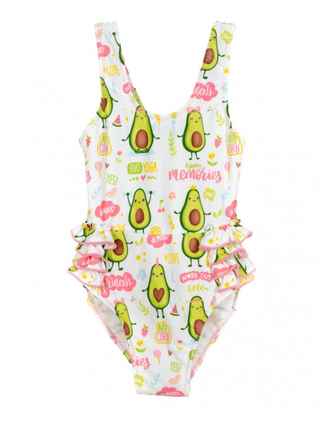 Ολόσωμο μαγιό bebe με σχέδιο avocado TORTUE 