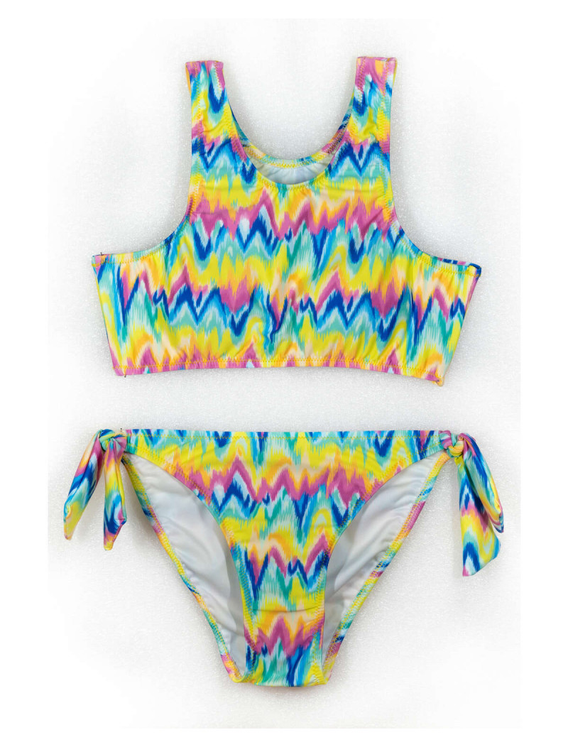 Μαγιό μπικίνι κορίτσι σλιπ tie dye Tortue