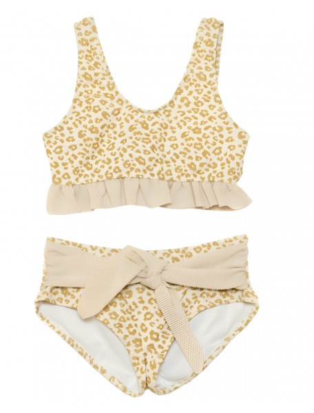 Μπικίνι εφηβικό κορίτσι animal print Tortue