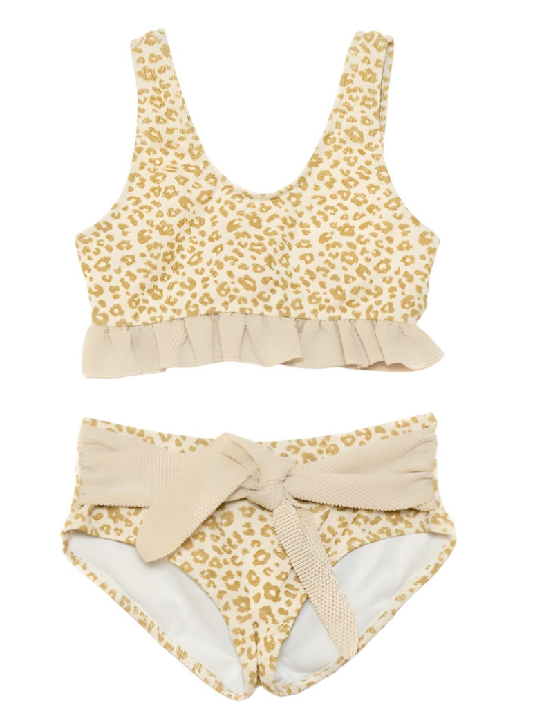Μπικίνι εφηβικό κορίτσι animal print Tortue