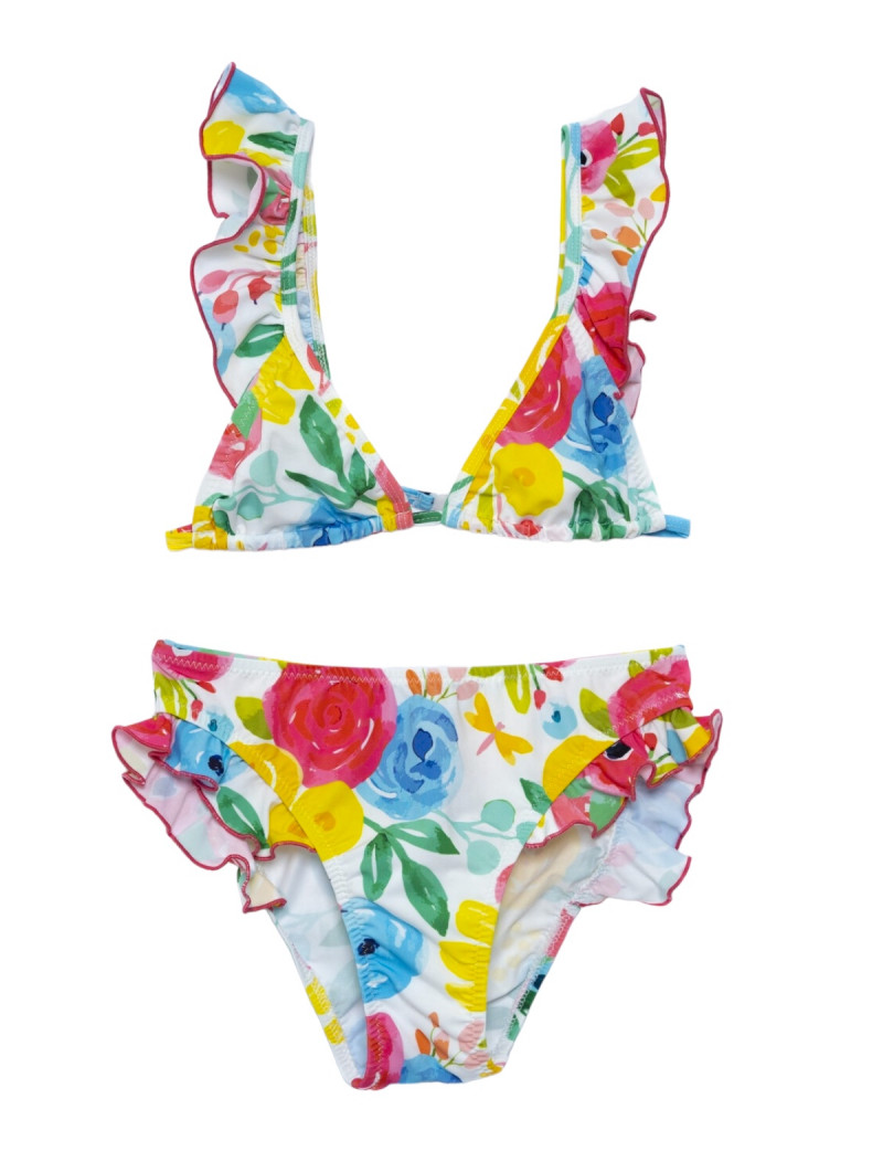 Bikini τρίγωνο μαγιό κορίτσι TORTUE με νεραγκούλες