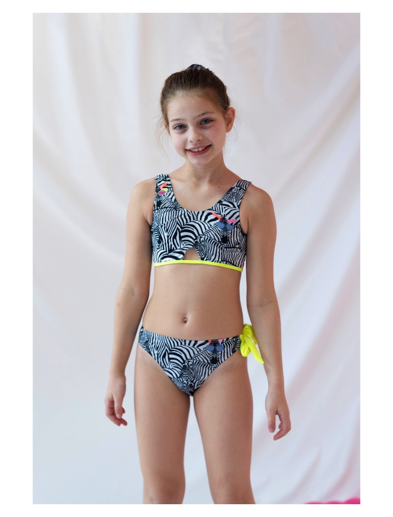 Bikini μαγιό κορίτσι TORTUE Zebra