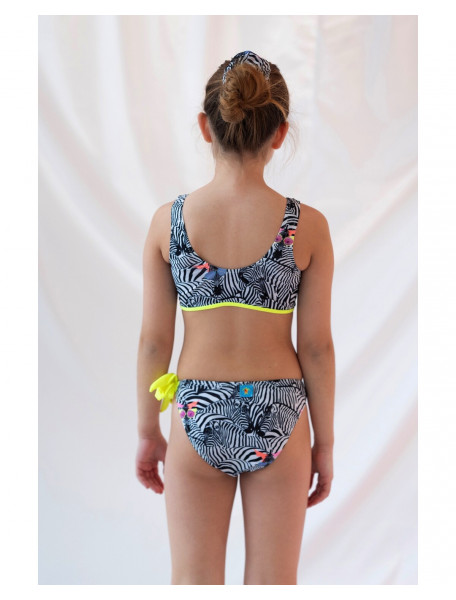 Bikini μαγιό κορίτσι TORTUE Zebra