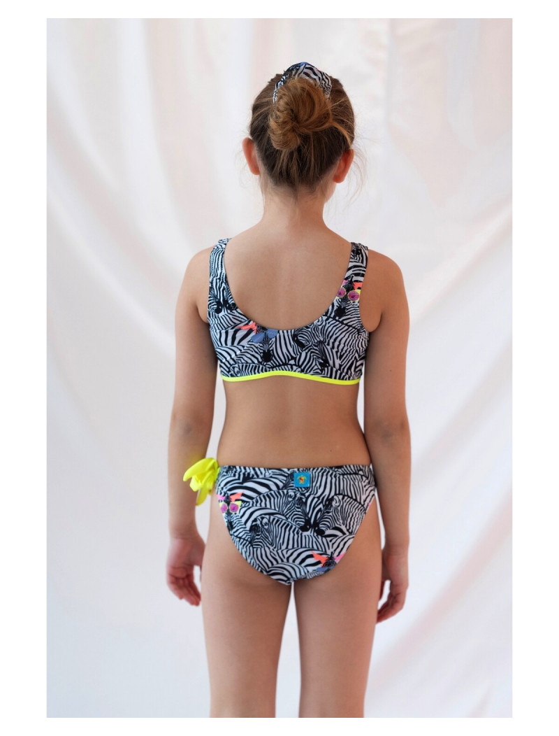 Bikini μαγιό κορίτσι TORTUE Zebra