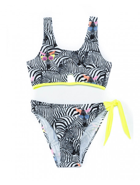 Bikini μαγιό κορίτσι TORTUE Zebra