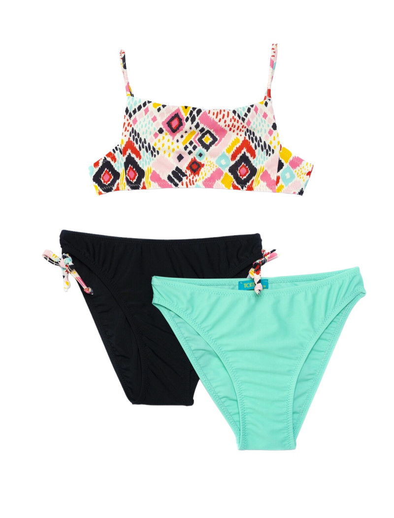 Μπικίνι κορίτσι 2slip Prints TORTUE 