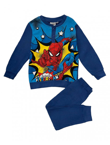 Πιτζάμα SPIDERMAN λεπτή βαμβακερή με 2 κουμπιά