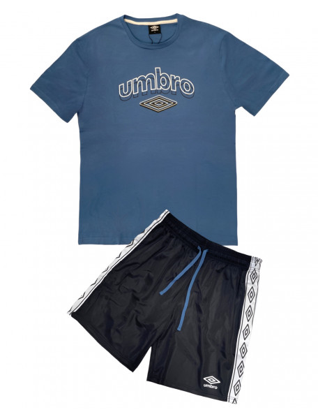 Κοντομάνικη ανδρική πιτζάμα fluo Umbro