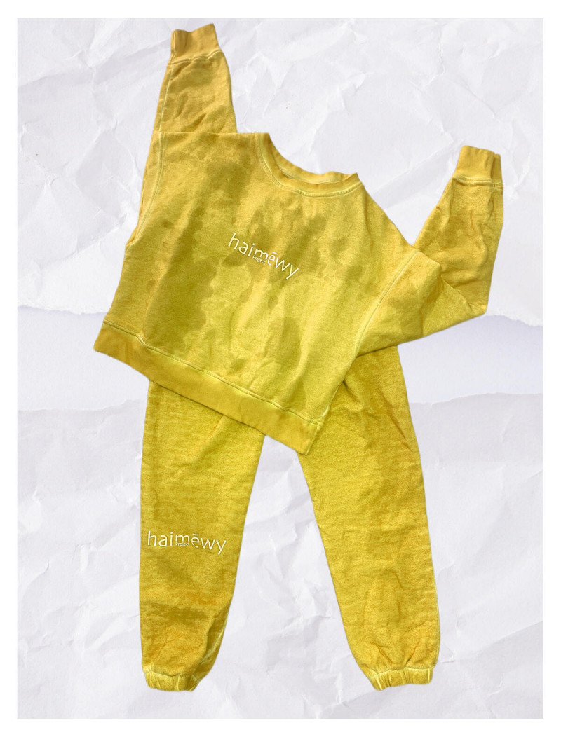 Homewear γυναικεία βαμβακερή φούτερ φόρμα haimewy