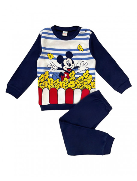 Πιτζάμα bebe  βαμβακερή  MICKEY MOUSE με popcorn ELLEPI