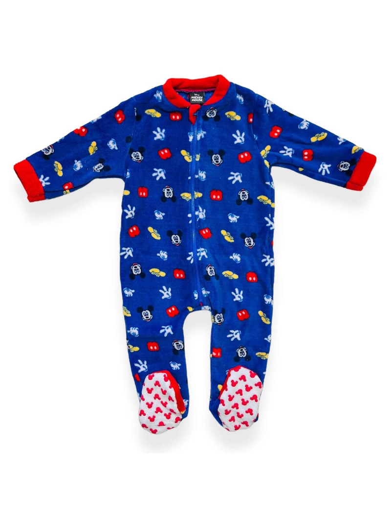 Ολόσωμη πιτζάμα fleece bebe αγορι  Mickey Mouse Disney