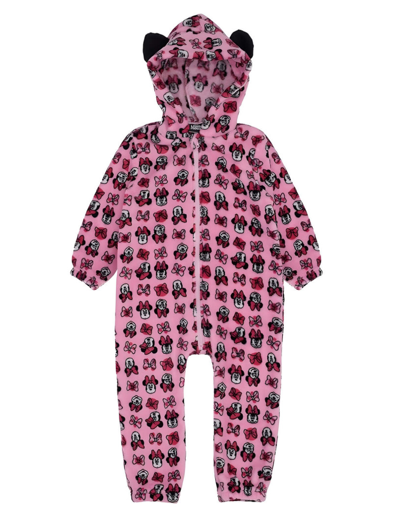 Ολόσωμη πιτζάμα fleece  για κορίτσι Minnie  Disney